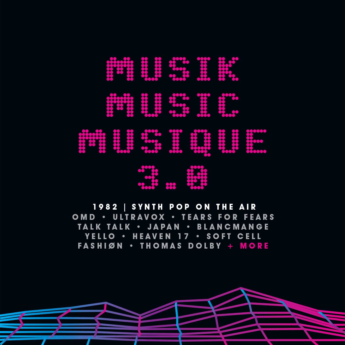 Musik Music Musique 3.0 – 1982 Synthpop On The Air, 3CD Box Set